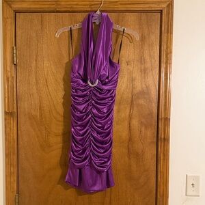 My Michelle Vibrant Purple Dress